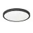 Eglo Taklampe Baderomsbelysning Fueva 6 Plast Svart 14.2W 2000lm - 827-840-865 CCT
