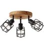 Brilliant Gwen Taklampe Metall Tre Svart | 350mm - Egnet for 3x E14