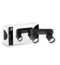 D'Lite Tak Spot Clio Svart Vippbar| Egnet for 2x GU10