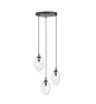 Emibig Pendel Lampe Astral Stål Svart | Egnet for 3x E14 - Max 10W