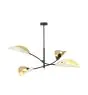Emibig Taklampe Lotus Stål Svart | Egnet for 4x E14 - Max 10W