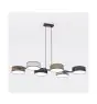 Emibig Pendel Lampe Drumz Stål Svart | Egnet for 6x E14 - Max 10W