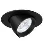 Noxion LED Spot Forza V2 Aluminium Svart 28/32/36/40W - 3300/3700/4100/4500lm 36D - 930-940-957 CCT | 160mm - Utskjæring 145mm - Beste Fargegjengivelse