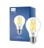 Philips Master LED E27 Pære Filament Klar 7.2W 1055lm - 922-927 Dim To Warm | Beste Fargegjengivelse - Dimbar - Erstatter 75W