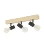 Eglo Taklampe Townshend 3 Tre Stål Svart | IP20 - Egnet for 3x E27 