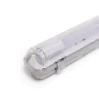 Noxion LED Lyslister Vanntett Armatur Poseidon V2.0 incl. 1x Noxion LED Lysrør T8 Standard Output 19W 2300lm - 840 Kald Hvit | 150cm