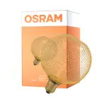 Osram Decor Spiral E27 Globe Filament Gull 3.5W 170lm - 818 Ekstra Varm Hvit | Dimbar - Erstatter 15W