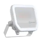 Ledvance LED Flomlys Aluminium Hvit 17W 2200lm 100D - 830 Varm Hvit | IP66 - Symmetrisk