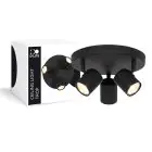 D'Lite Taklampe Trop Sandete Svart | Egnet Til 3x GU10