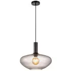 Nordlux Alton Pendel Lampe Glass Svart | Egnet for E27