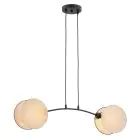 Emibig Pendel Lampe Motif Stål Svart | Egnet for 2x E27 - Max 15W