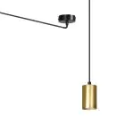 Emibig Pendel Lampe Traker Stål Svart | Egnet for 1x GU10 - Max 10W