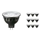 Fordelspakning 10x Philips Master LED Spot GU5.3 MR16 6.7W 440lm 36D - 930 varm hvit | beste fargegjengivelse - dimbar - erstatter 35W