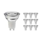 Fordelspakning 10x Noxion Lucent LED spot GU10 PAR16 4.8W 450lm 36D - 840 kald hvit | erstatter 65W