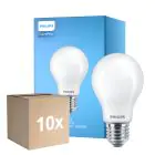 Fordelspakning 10x Philips Corepro LED Pære E27 Pære matt 10.5W 1521lm - 830 varm hvit | erstatter 100W