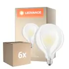 Fordelspakning 6x Ledvance Classic LED E27 Globe filament matt 11W 1521lm - 827 ekstra varm hvit | erstatter 100W