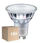 Fordelspakning 10x Philips MASTER Value LED Spot GU10 PAR16 3.7W 365lm 60D - 930 Varm Hvit | Beste Fargegjengivelse - Dimbar - Erstatter 50W