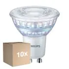 Fordelspakning 10x Philips MASTER Value LED Spot GU10 PAR16 5.5W 575lm 36D - 922-927 Dim To Warm | Beste Fargegjengivelse - Dimbar - Erstatter 80W