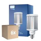 Fordelspakning 6x Philips TrueForce LED E27 HPL klar 42W 5700lm 360D - 830 varm hvit | erstatter 125W