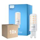 Fordelspakning 10x Philips Corepro LED Capsule G9 4.8W 570lm - 827 ekstra varm hvit | erstatter 60W