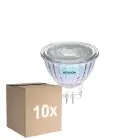 Fordelspakning 10x Noxion LED Spot Reflektor GU4 MR11 4.5W 345lm 36D - 927 Ekstra Varm Hvit| Beste Fargegjengivelse - Dimbar - Erstatter 35W