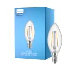 Philips Corepro LED Mignon E14 filament klar 2W 250lm – 827 – ekstra varm hvit | erstatter 25W