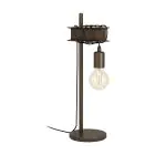 Eglo Bordlampe Townshend 4 Stål Brun Svart | IP20 - Egnet for 1x E27 