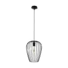 Eglo Pendel Lampe Newtown Stål Svart | IP20 - Egnet for 1x E27 