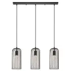 Eglo Pendel Lampe Roccamena Svart, Kobber | Egnet for 3x E27