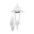 Eglo Veggbelysning Navedo Aluminium Hvit | IP44 - Egnet for 1x E27 - Bevegelsessensor