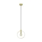 Eglo Pendel Lampe Manizales Stål Gull | IP20 - Egnet for 1x E27 