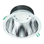 Philips LED downlight Coreline DN142B Aluminium Hvit 11W 1200lm 60D - 830 varm hvit | Utskjæring 155mm - IP20 - UGR
